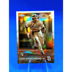 2015 Topps Chrome - Cory Spangenberg #132 Sepia Refractor (RC)